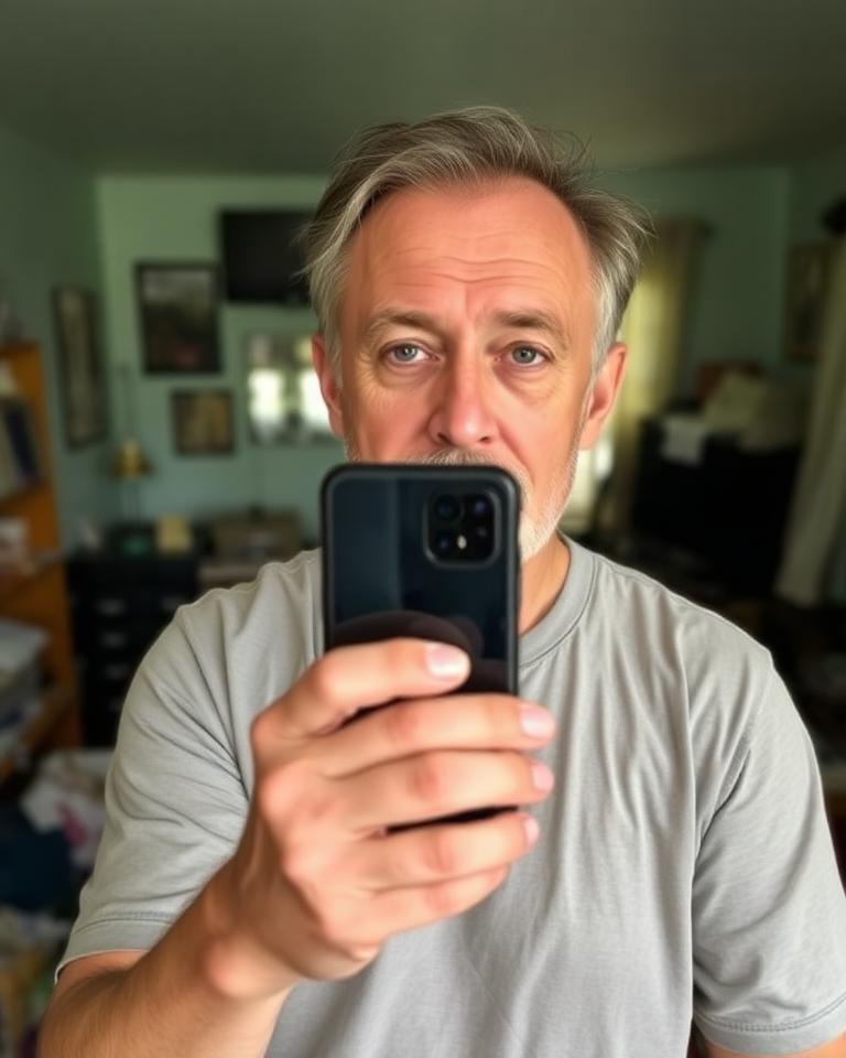 Foto amadora antes do comando de IA — Empresário, 44 anos